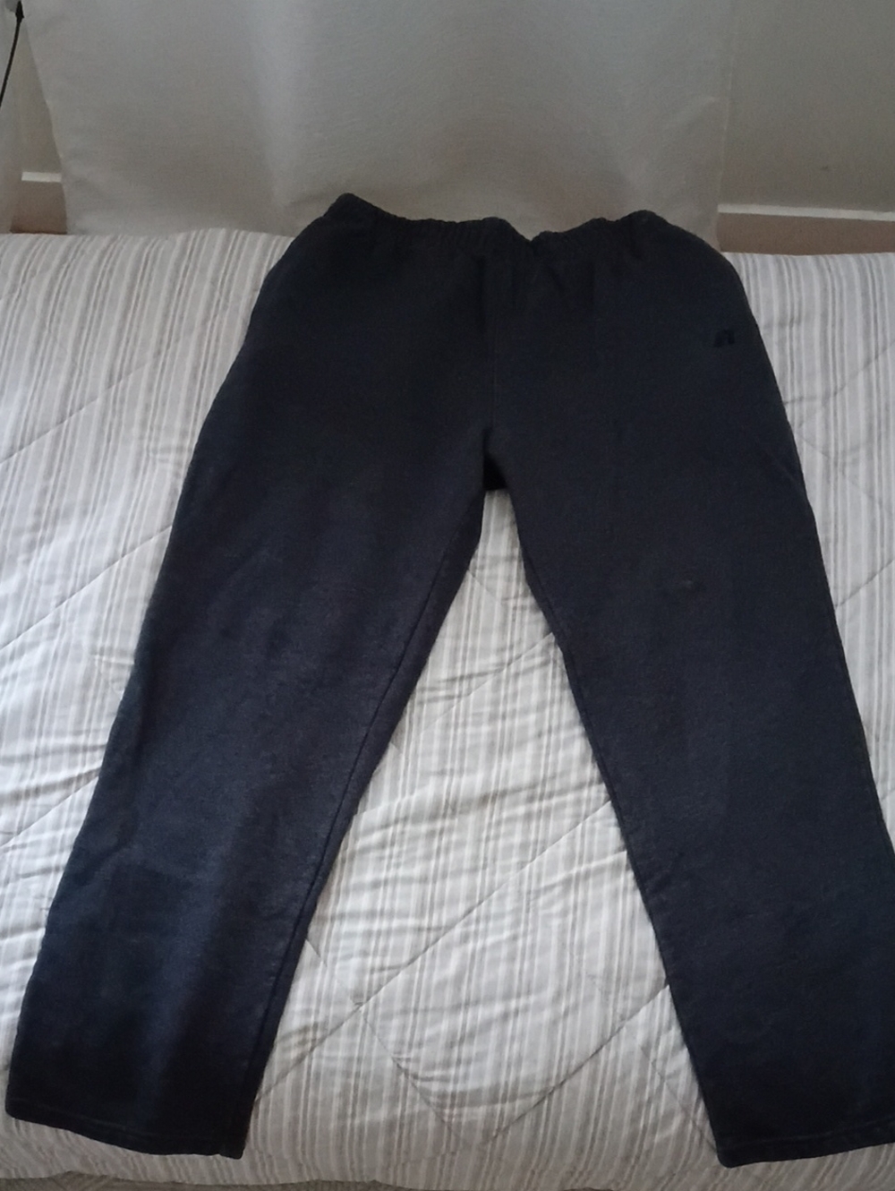 Russell Athletic Men's Black Joggers with Elastic Waist